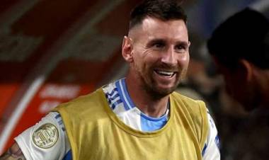 La fiesta de la Scaloneta en el vestuario tras la victoria