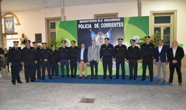 Asumieron nuevos directores generales en la Policía de Corrientes
