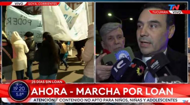 "Todos los que tienen que ver con el caso de Loan tienen que ser investigados"