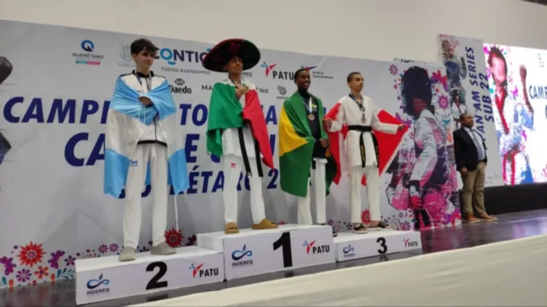 Orgullo local: atleta correntino ganó la medalla de plata en el Panamericano de Taekwondo