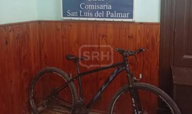 OPERATIVO CERROJO Y BICI RECUPERADA EN SAN LUIS DEL PALMAR