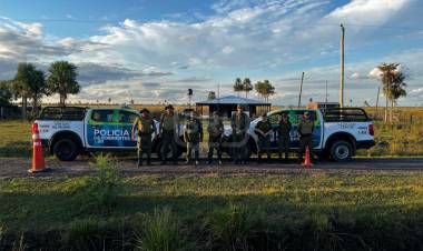 MONTAN CORDÓN DE SEGURIDAD RURAL ENTRE GENERAL PAZ Y SAN LUIS DEL PALMAR