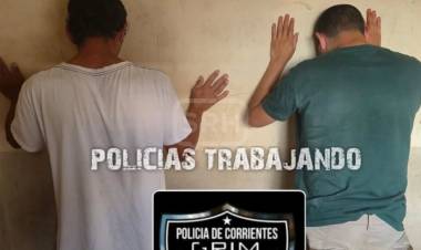 CORRIENTES | DEMORARON A DOS HOMBRES QUE MERODEABAN CASAS DE MADRUGADA