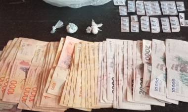 CORRIENTES | ALLANAMIENTO EN PÍO X: SECUESTRAN DROGA, ARMA Y DETIENEN A UN HOMBRE