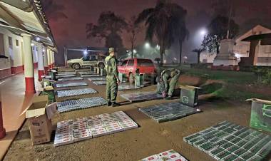 SECUESTRAN MÁS DE 29 MIL PAQUETES DE CIGARRILLOS EN MISIONES