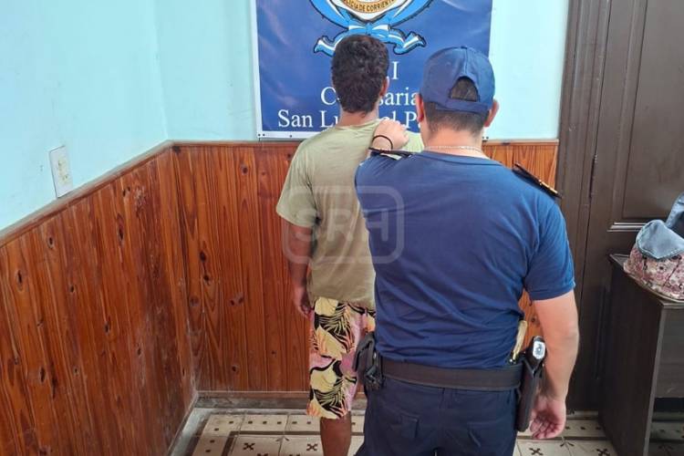 SAN LUIS DEL PALMAR | CAYÓ PRÓFUGO TRAS ALLANAMIENTOS Y QUEDÓ DETENIDO