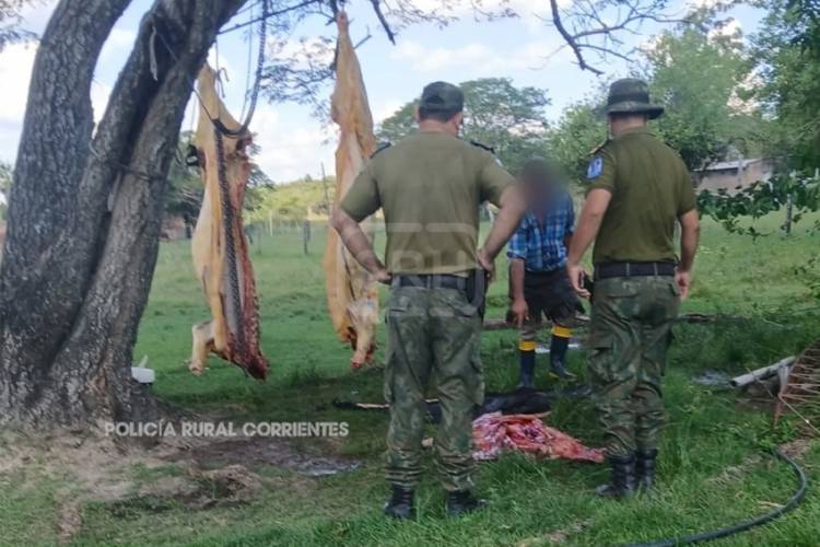CAEN POR FAENA CLANDESTINA EN PASO MARTÍNEZ